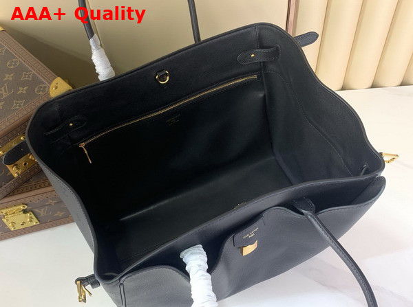 Louis Vuitton Vendome MM Handbag in Black Calfskin Leather M26338 Replica