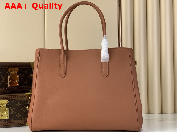 Louis Vuitton Vendome MM Handbag in Cognac Brown Calfskin Leather M26501 Replica