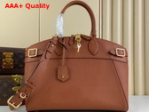 Louis Vuitton Vendome MM Handbag in Gold Taurillon Leather M22925 Replica