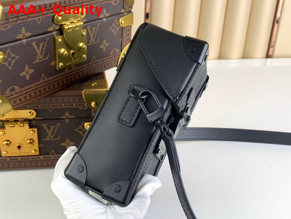 Louis Vuitton Vertical Trunk Wearable Wallet in Monogram Eclipse Coated Canvas M82077 Replica