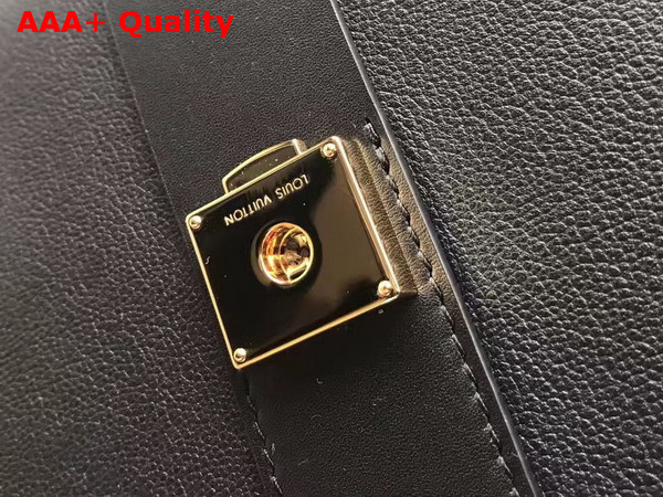 Louis Vuitton Very One Handle Noir Cuir Plume and Cuir Ecume Cowhide Leathers Exterior M51989 Replica