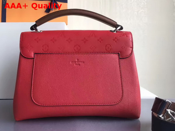 Louis Vuitton Very One Handle Rubis Cuir Plume and Cuir Ecume Cowhide Leathers Exterior M42905 Replica