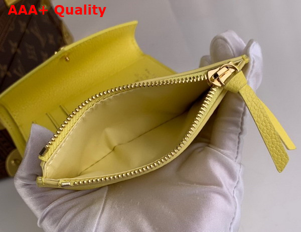 Louis Vuitton Victorine Wallet in Lemon Curd Yellow Monogram Empreinte Leather M81428 Replica