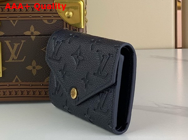 Louis Vuitton Victorine Wallet in Navy Blue Monogram Empreinte Leather M83590 Replica