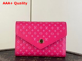 Louis Vuitton Victorine Wallet in Pink Monogram Embossed Calf Leather M82234 Replica