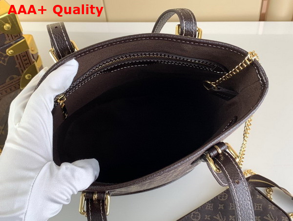 Louis Vuitton Vintage Bucket Bag in Brown Monogram Jacquard Canvas Replica