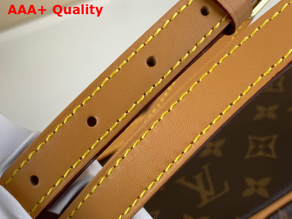 Louis Vuitton Vintage Camera Bag in Monogram Canvas and Natural Cowhide Leather Replica