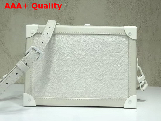 Louis Vuitton Virgil Abloh Box Bag White Monogram Empreinte Leather Replica