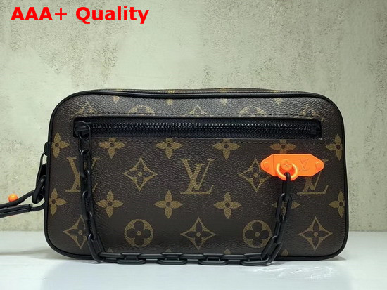 Louis Vuitton Virgil Abloh Chain Clutch Monogram Canvas Replica