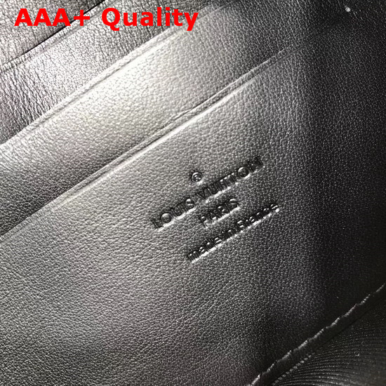 Louis Vuitton Virgil Abloh Chain Clutch in Black Monogram Empreinte Leather Replica
