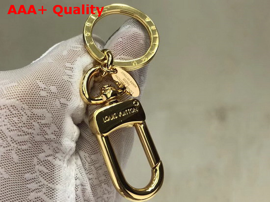 Louis Vuitton Vivienne Bag Charm and Key Holder Red Resin and Pear Wood M63077 Replica