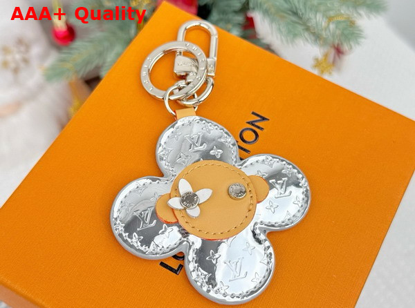 Louis Vuitton Vivienne Head Mng Mirror Key Holder in Silver M03280 Replica