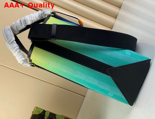 Louis Vuitton WKD Tote PM Gradient Green Damier Stripes Coated Canvas M59919 Replica