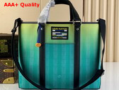 Louis Vuitton WKD Tote PM Gradient Green Damier Stripes Coated Canvas M59919 Replica
