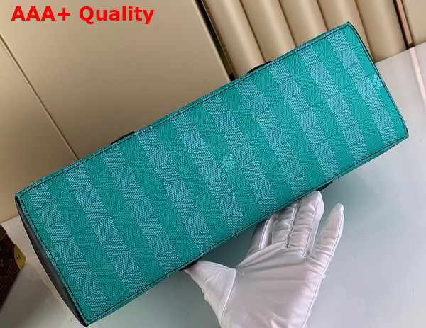 Louis Vuitton WKD Tote PM Gradient Green Damier Stripes Coated Canvas M59919 Replica