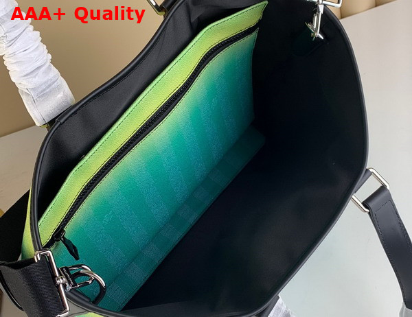 Louis Vuitton WKD Tote PM Gradient Green Damier Stripes Coated Canvas M59919 Replica