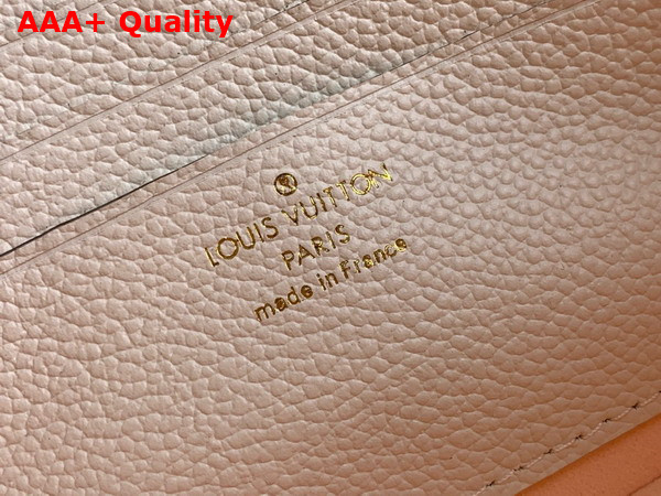Louis Vuitton Wallet On Chain Ivy Bicolor Monogram Empreinte Leather Latte White Chamallow Pink M83026 Replica