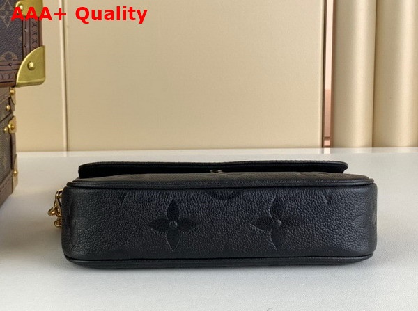 Louis Vuitton Wallet On Chain Ivy Black Monogram Empreinte Leather Replica