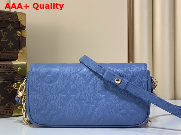 Louis Vuitton Wallet On Chain Ivy Blue Jean Monogram Empreinte Leather M27755 Replica