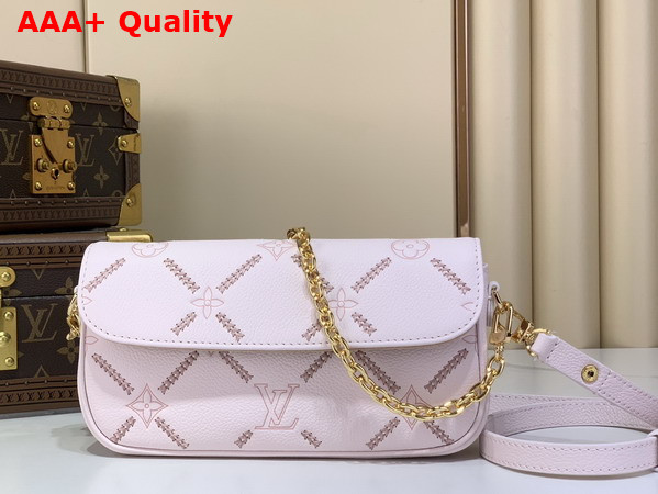 Louis Vuitton Wallet On Chain Ivy Monogram Empreinte Couture Leather Light Bliss Couture M29502 Replica