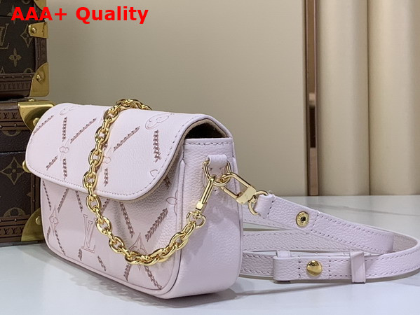 Louis Vuitton Wallet On Chain Ivy Monogram Empreinte Couture Leather Light Bliss Couture M29502 Replica