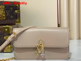 Louis Vuitton Wallet On Chain LV Bloom Sand Calfskin Leather M14581 Replica