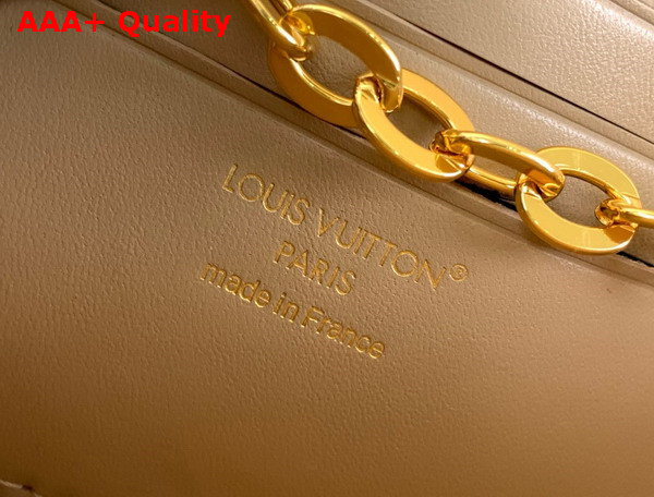Louis Vuitton Wallet On Chain LV Bloom Sand Calfskin Leather M14581 Replica