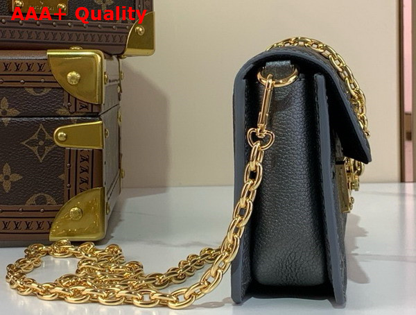 Louis Vuitton Wallet On Chain Metis Gun Metal Monogram Empreinte Leather M12761 Replica