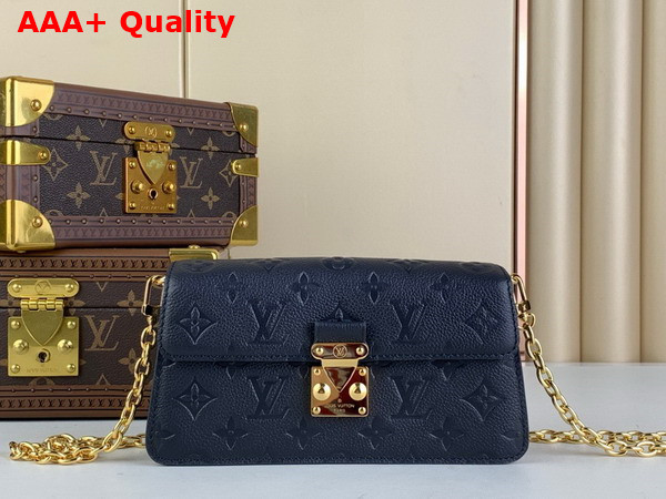 Louis Vuitton Wallet On Chain Metis Navy Blue Monogram Empreinte Leather M82671 Replica