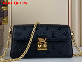 Louis Vuitton Wallet On Chain Metis in Black Monogram Empreinte Leather M82637 Replica