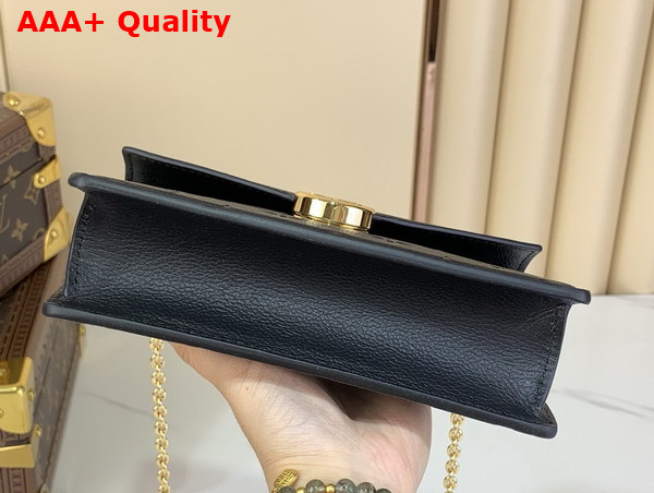 Louis Vuitton Wallet On Chain Rosy Black Monogram Empreinte Leather M13569 Replica