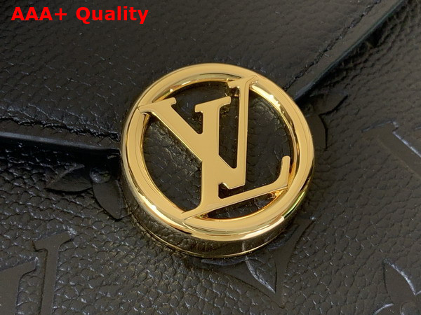 Louis Vuitton Wallet On Chain Rosy Black Monogram Empreinte Leather M13569 Replica