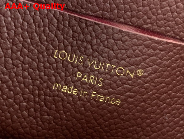 Louis Vuitton Wallet On Chain Rosy Grenat Monogram Empreinte Leather M25814 Replica