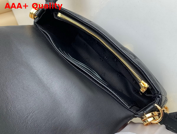 Louis Vuitton Wallet On Strap Bubblegram Leather Black M81398 Replica