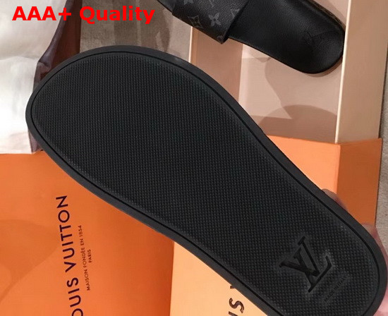 Louis Vuitton Waterfront Mule Monogram Eclipse Rubber 1A3PRW Replica