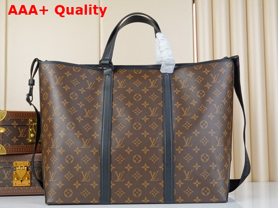 Louis Vuitton Week End Tote GM Monogram Macassar Coated Canvas M45733 Replica