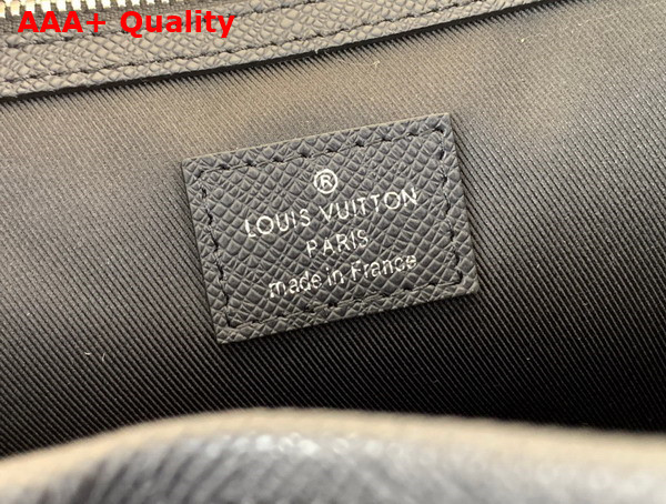 Louis Vuitton Weekend Tote NM Black Monogram Coated Canvas and Taiga Cowhide Leather M30937 Replica