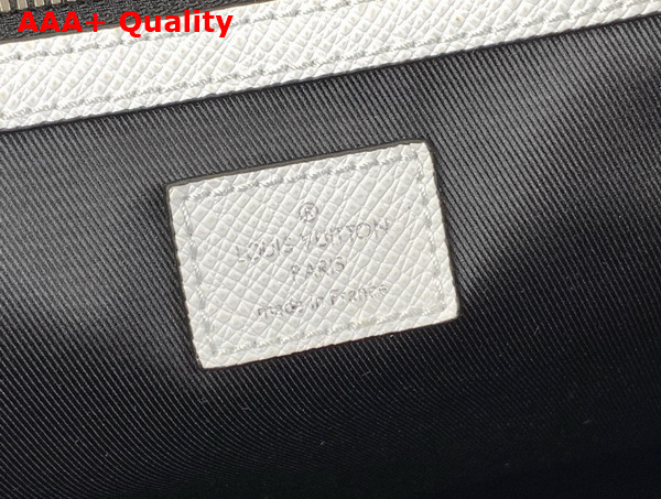 Louis Vuitton Weekend Tote NM Optic White Monogram Coated Canvas and Taiga Cowhide Leather M30919 Replica