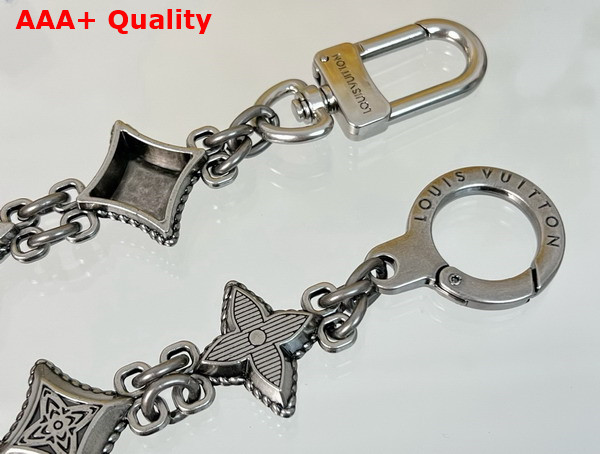 Louis Vuitton Western Chain Belt and Bag Charm in Aged Silver Color M02031 Replica