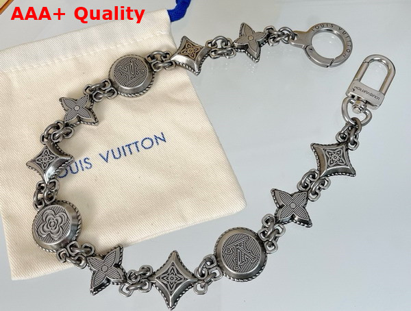 Louis Vuitton Western Chain Belt and Bag Charm in Aged Silver Color M02031 Replica