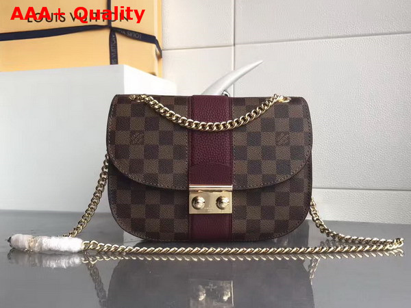 Louis Vuitton Wight Damier Ebene Canvas N64420 Bordeaux Replica