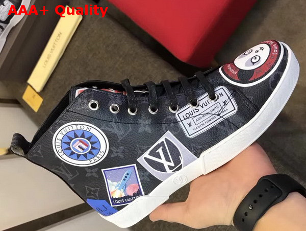 Louis Vuitton World Tour Sneaker Damier Graphite Canvas Replica
