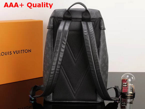 Louis Vuitton Zack Backpack Monogram Eclipse Coated Canvas with Graphic Replica