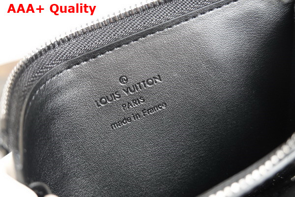 Louis Vuitton Zipped Card Holder in Black Monogram Shadow Calf Leather Replica