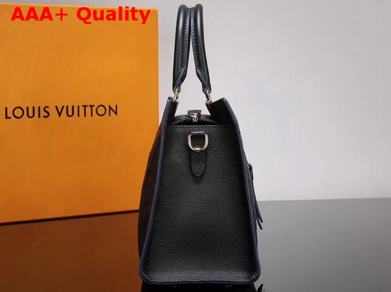 Louis Vuitton Zipped Handbag PM Monogram Empreinte Black M54196 Replica