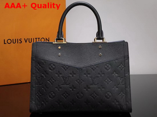 Louis Vuitton Zipped Handbag PM Monogram Empreinte Black M54196 Replica