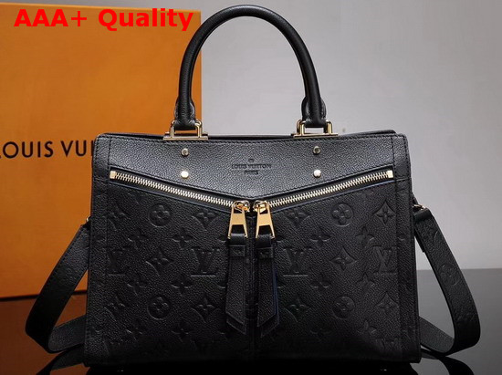 Louis Vuitton Zipped Handbag PM Monogram Empreinte Black M54196 Replica