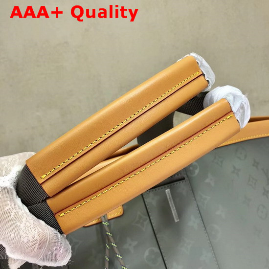 Louis Vuitton Zipped Shopping Tote Monogram Titanium Coated Canvas Replica
