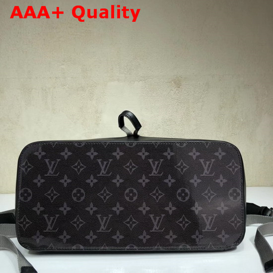 Louis Vuitton Zipped Tote Dark Grey Monogram Glaze Coated Canvas Replica