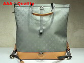 Louis Vuitton Zipped Tote Monogram Titanium Coated Canvas M43887 Replica